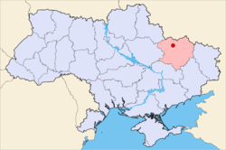 Charkiw-Ukraine-Map