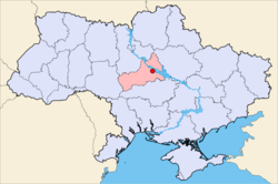 Tscherkassy-Ukraine-Map