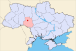 Winnyzja-Ukraine-Map