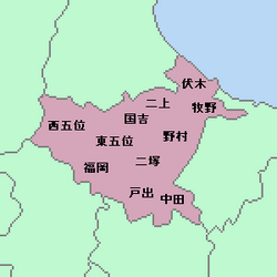 高岡市地域図